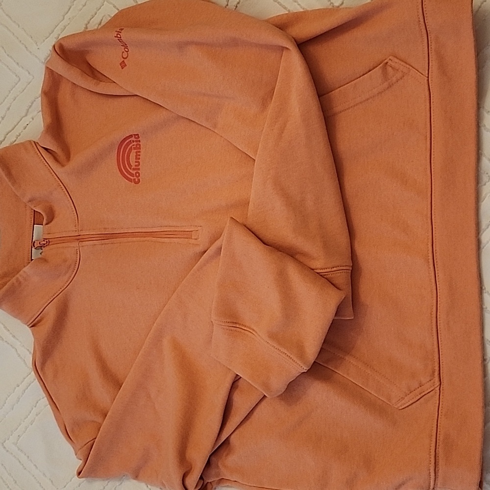 *SALE*Columbia zip crop sweater